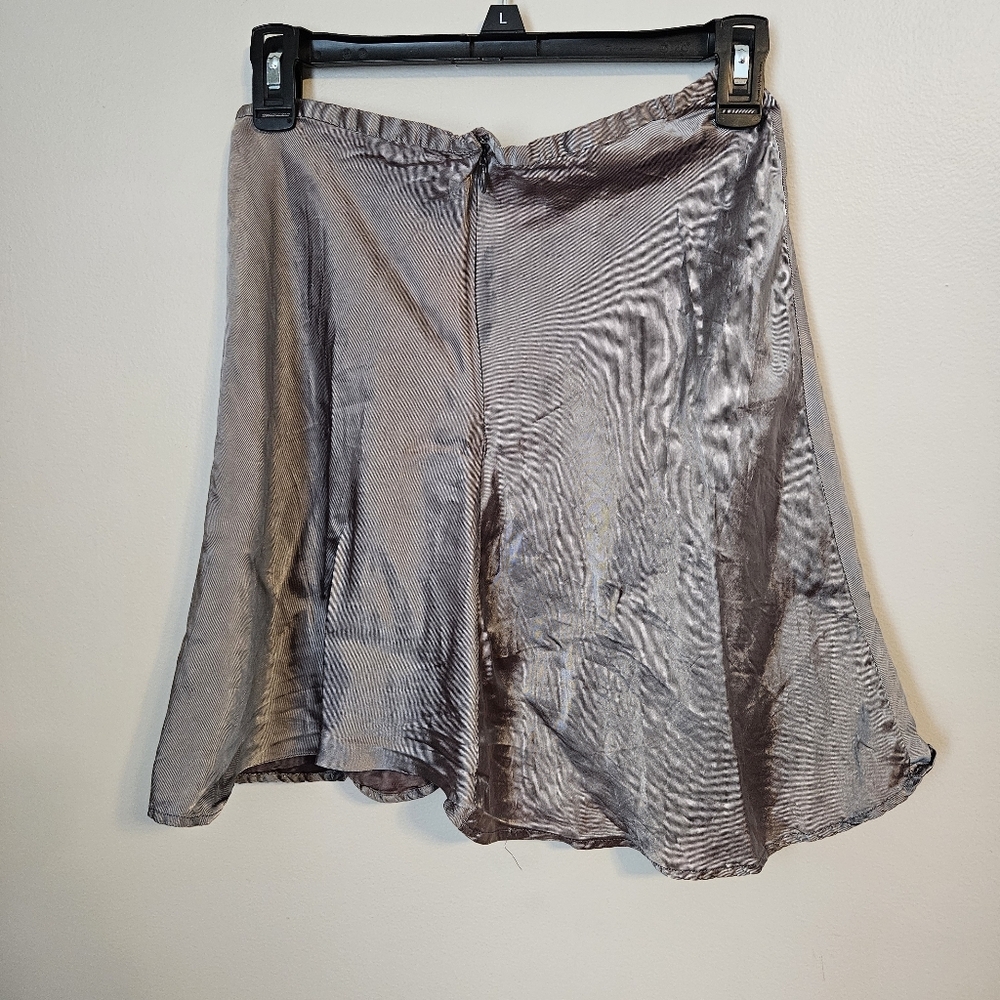 Liaison Paris Skirt Elegant Gray Mini Date Night Casual Neutral Classic Cute - Picture 4 of 7